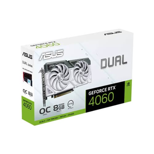 Asus Dual RTX 4060 White OC Edition 8GB Graphics Card